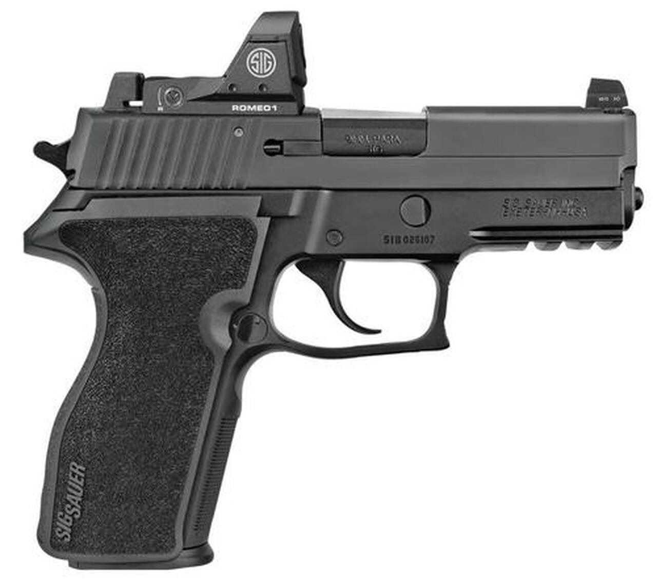 Sig P229, 9mm, SA/DA, 3.9″, 10rd, Sig Romeo 1 Reflex Sight