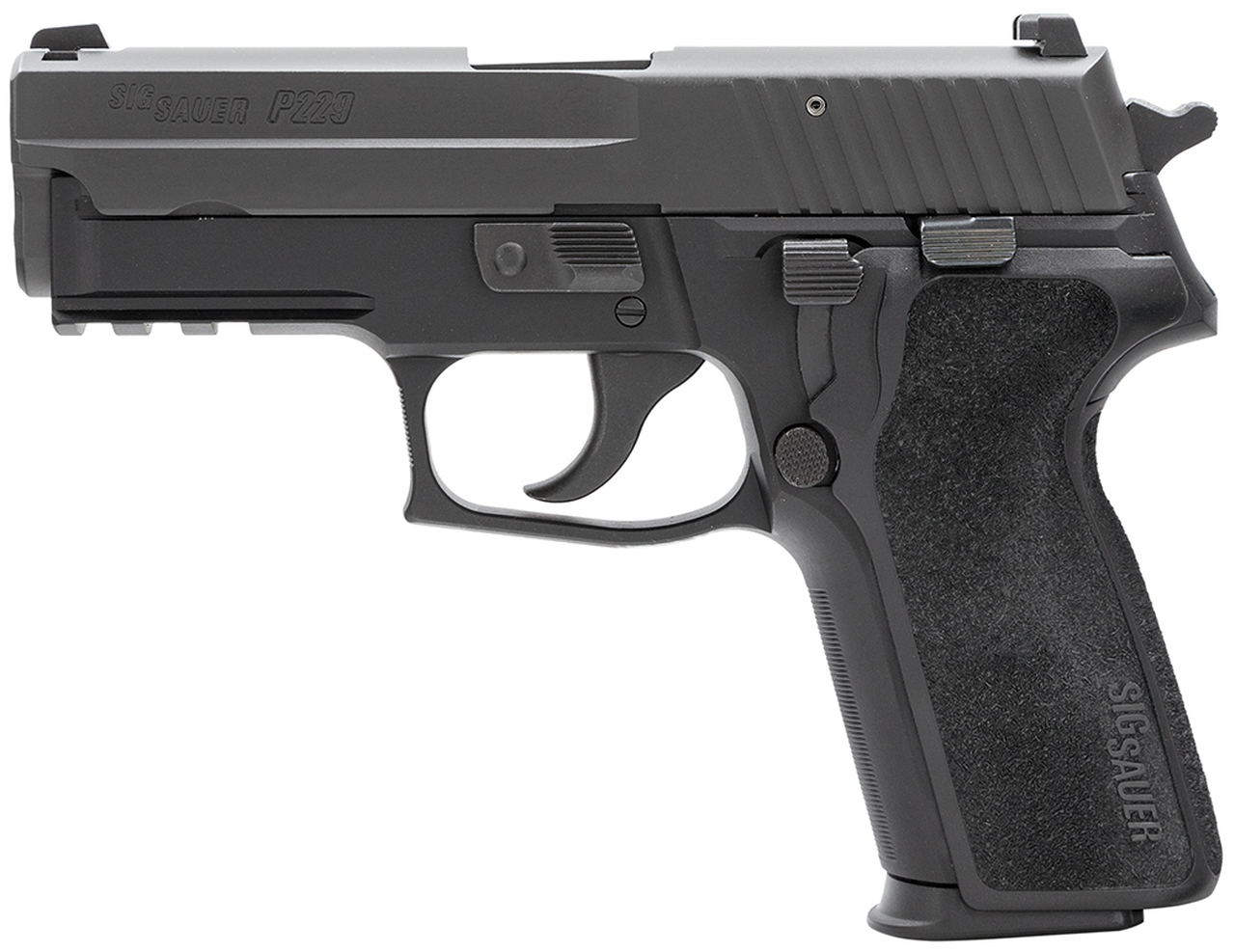 Sig P229 *CA Compliant* 9mm, 3.9″ Barrel, Night Sights, No Thumb Safety, Black, 10rd