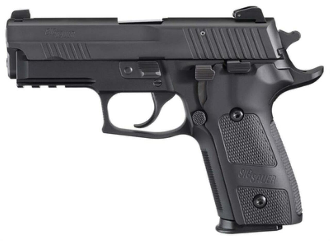 SIG P229 Elite Dark 9mm 3.9″, Siglite NS, Black Aluminum Grips 15 Round Mag