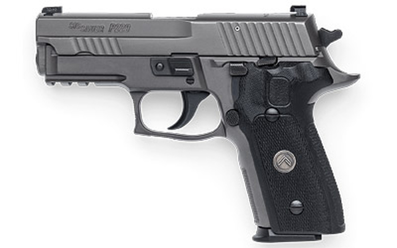 Sig P229 Legion .357 Sig, 3.9″, Legion Gray, DA/SA, Black G10 Grips, 3x12rd Steel Mags, SRT