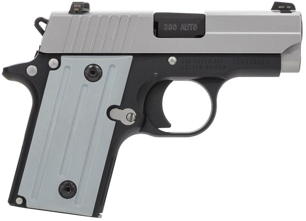 SIG P238, .380 ACP, 2.7″, 6rd, Two-Tone, Night Sights