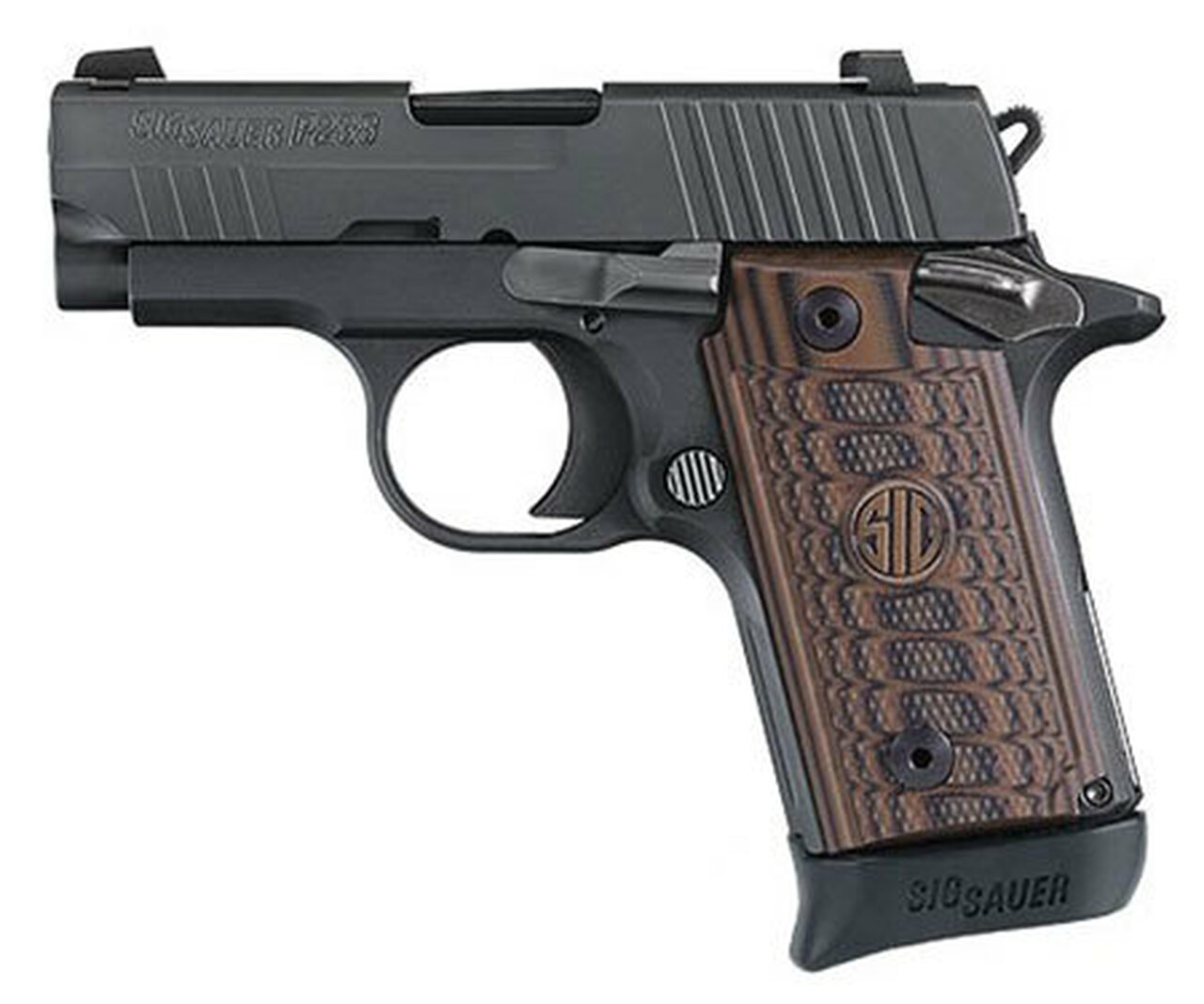 Sig P238 Select, .380 ACP, 2.7″, 7rd, Siglite Night Sights, Black