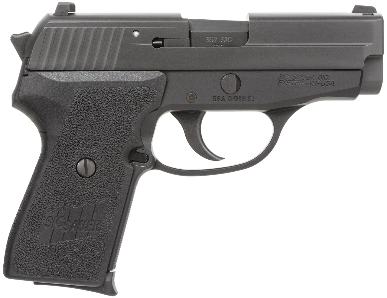 SIG P239 *CA Comp* DA/SA 357Sig 3.6, CS Black Poly Grip Black, 7 rd