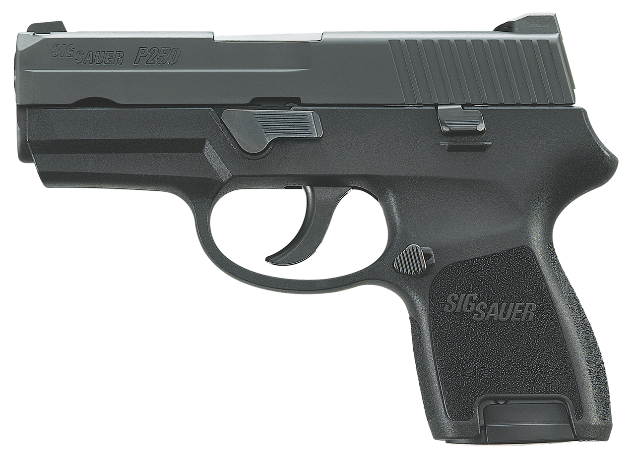 SIG P250 9mm, 3.6″, DAO, Contrast Sights, 12rd Mag