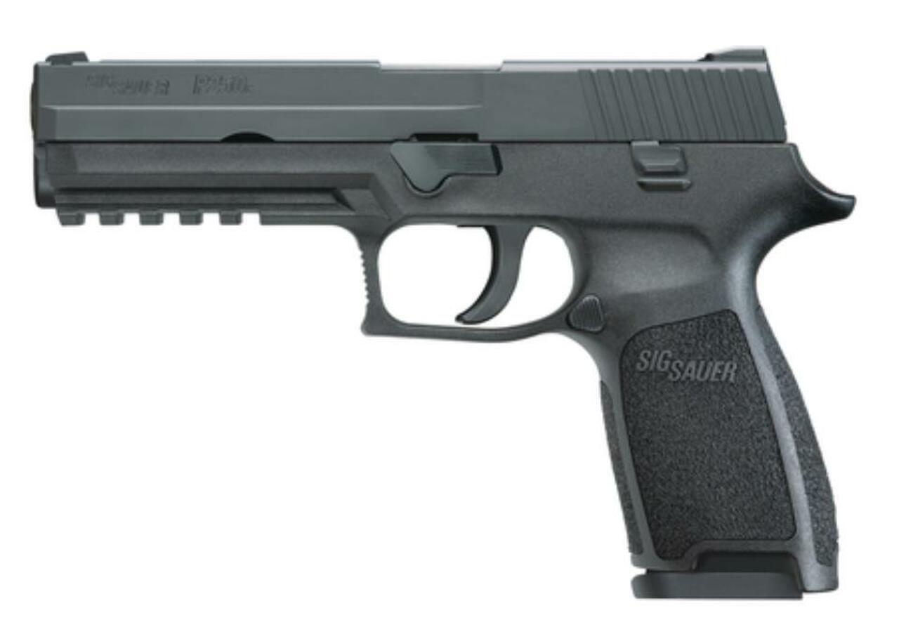 SIG P250 DAO 45ACP 4.7 Barrel Black Nitron Finish Night Sights 10 Round