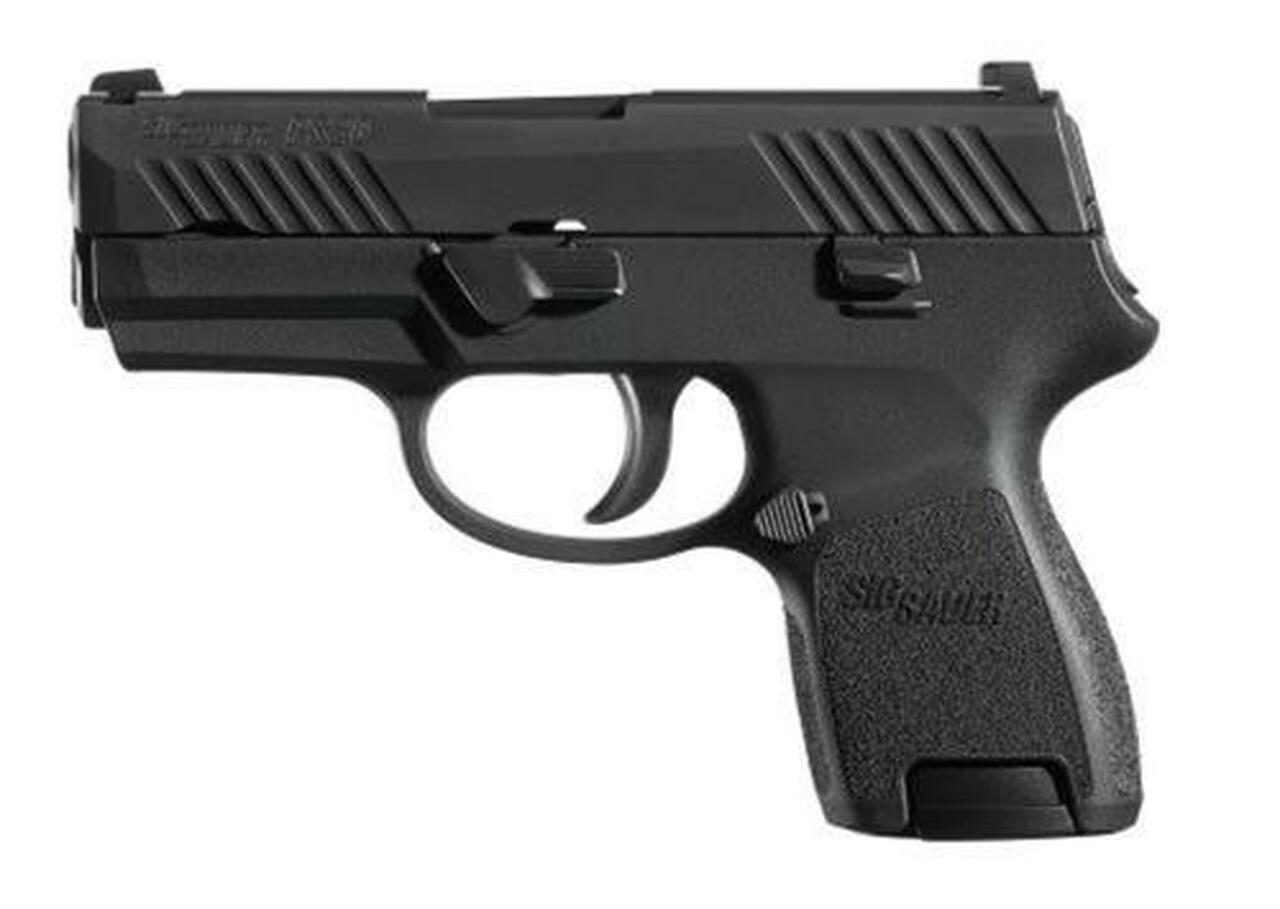 Sig P320 40 SW 3.6In Nitron Black, Striker Siglite Modular Polymer Grip (2) 10Rd Steel MAG Rail