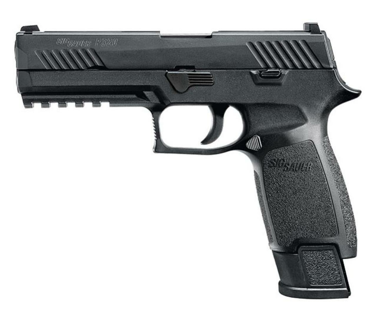 Sig P320 9mm 4.7″ TAC OPS TFO Front/Siglite Rear Modular Polymer Grip (4) 21Rd Steel Mags