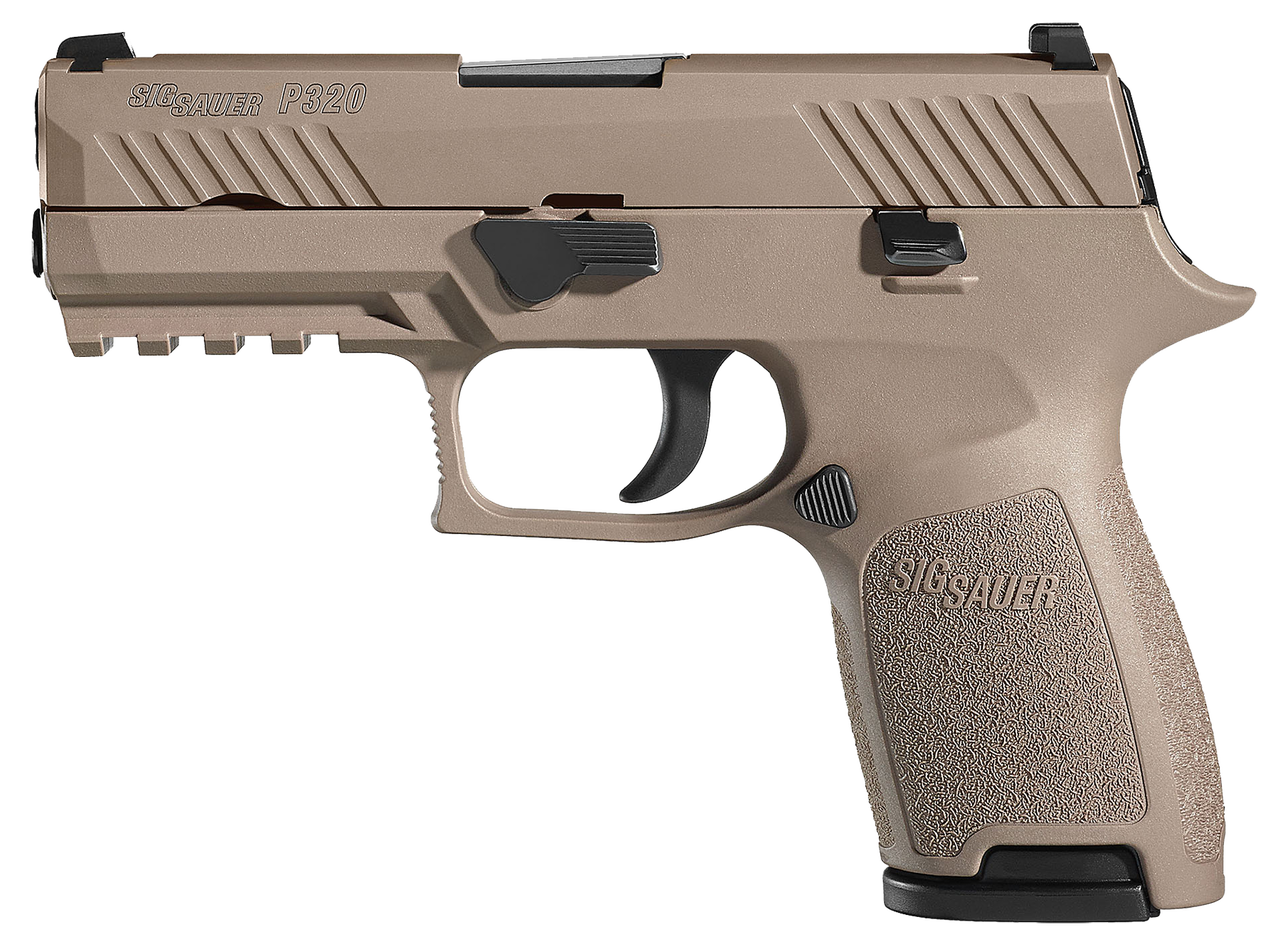 SIG P320 Carry.40SW 3.9″ Barrel Flat Dark Earth Siglite Sights 13rd Mags