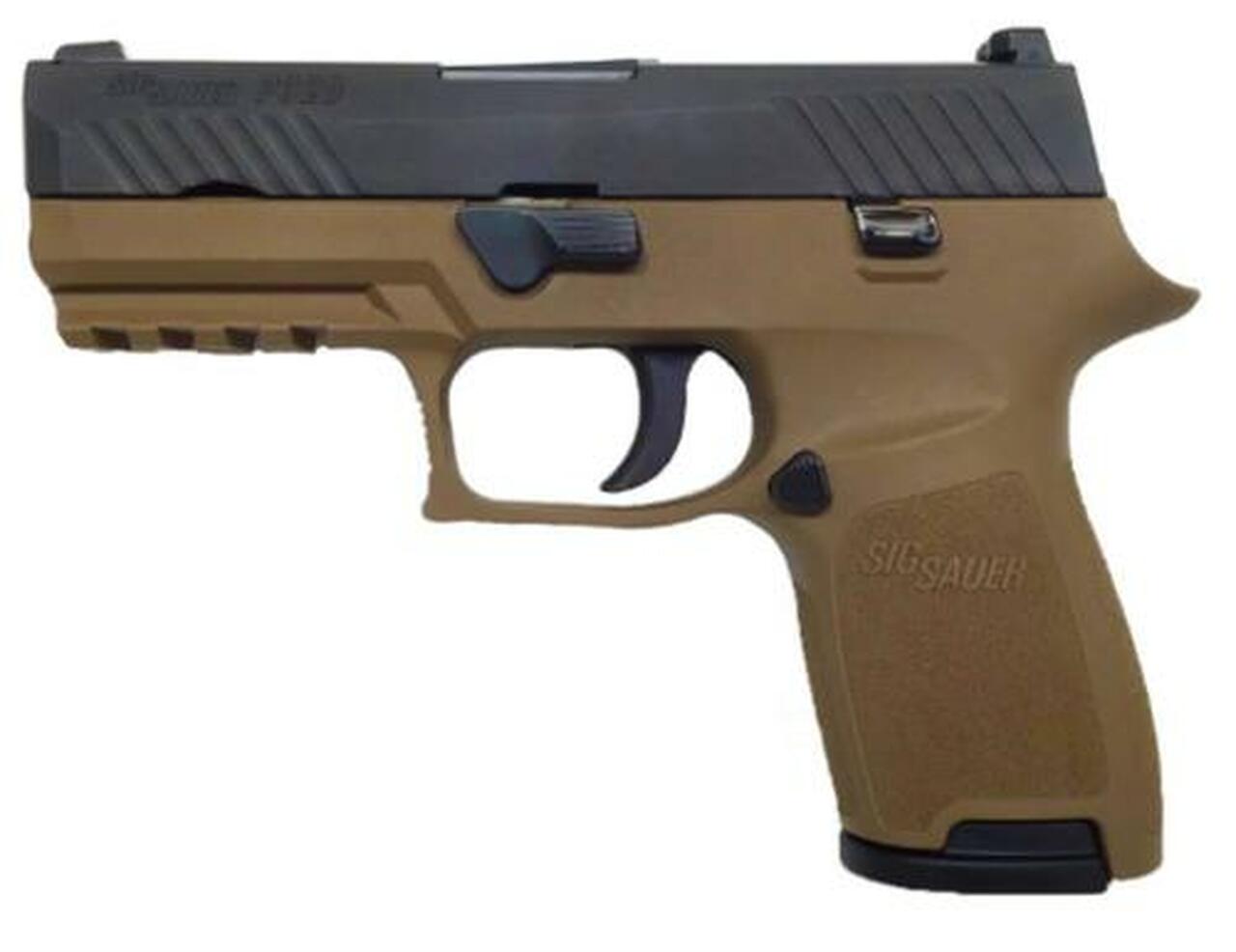 Sig P320 Compact 9mm3.9″ Barrel Flat Dark Earth 15rd Mag