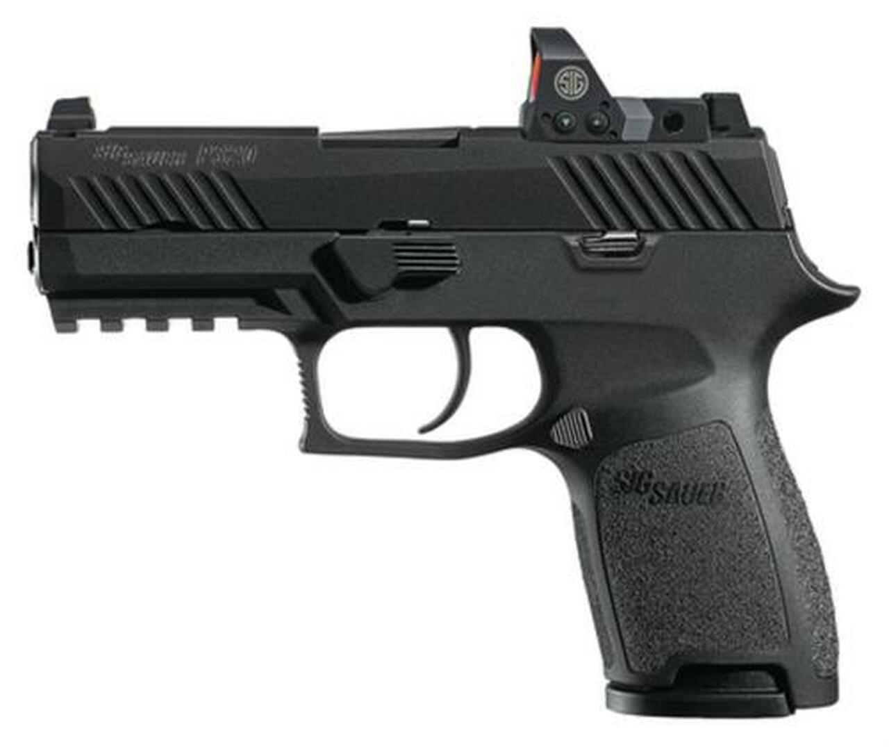 Sig P320 Compact RX Romeo1 Sight 9mm, 3.9″, Black Stainless, No Manual Safety, 15rd Mag