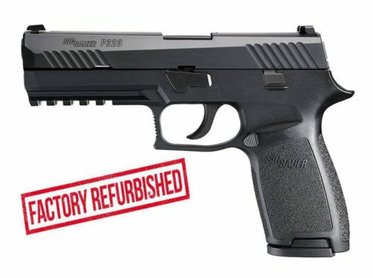 Sig P320 Full Size, .40 S&W, 14rd, Black, Refurbished Police Trade-In