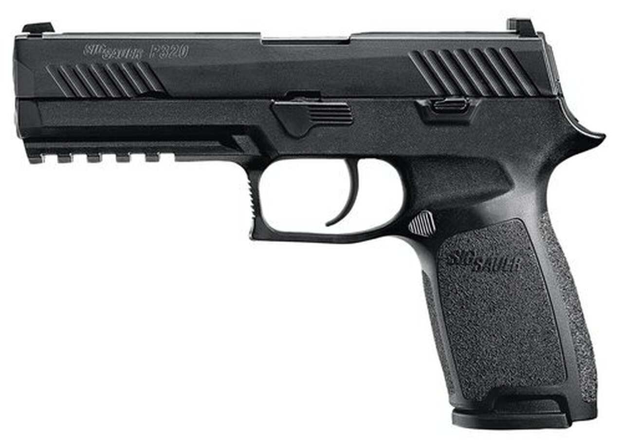Sig P320 Full Size, 9mm, 4.7″ Barrel, 10rd, Contrast Sights, Black