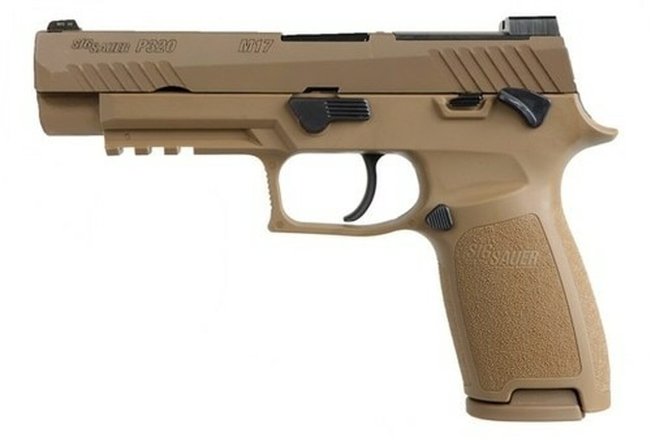 Sig P320 M17, 9mm, 4.7″, 10rd, Siglite, Coyote PVD