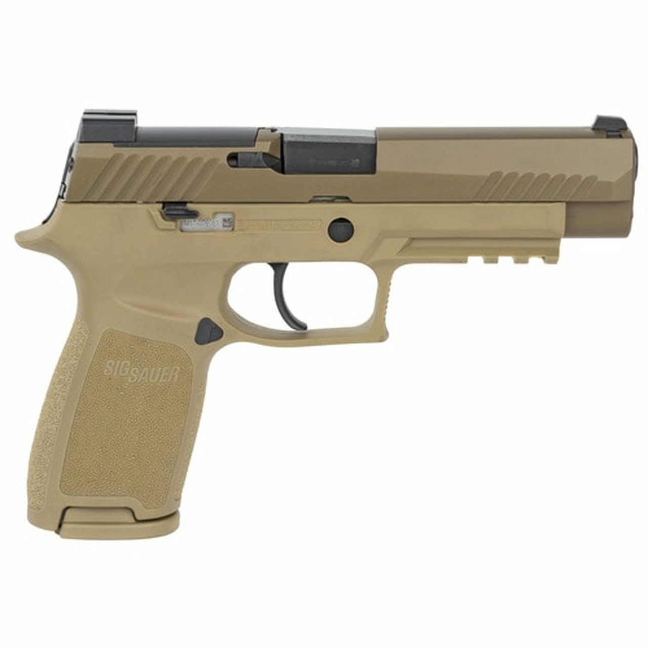 Sig P320-M17 9mm, 4.7″ Barrel, No Manual Safety, Coyote, Mag Coupon, 1x 17rd