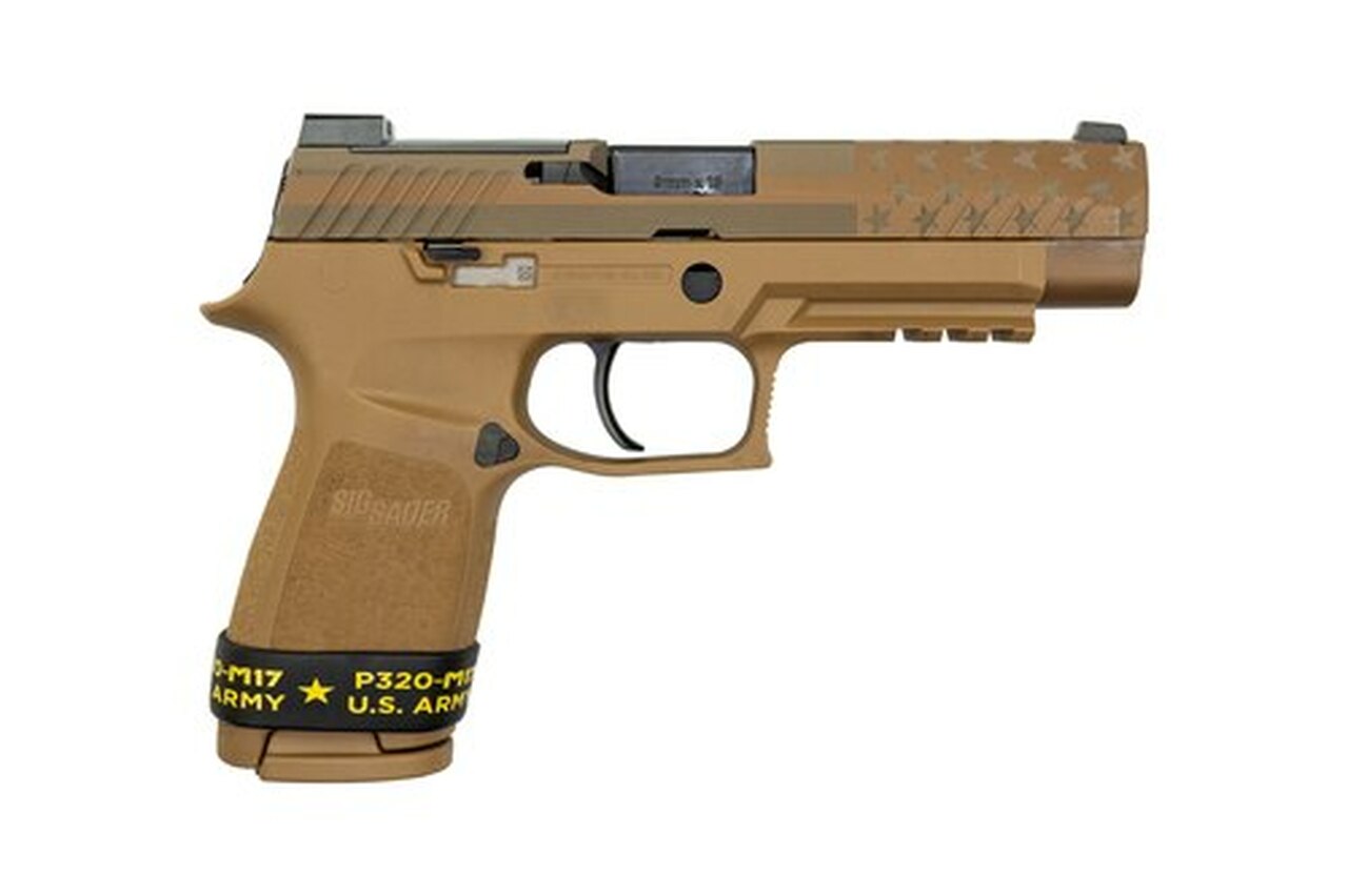 Sig P320-M17 Freedom Slide 9MM 4.7″ Barrel NO Manual Safety, Night Sight Plate, 2- 17rd Mags