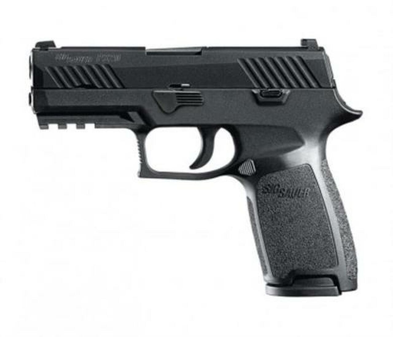 Sig P320 Nitron Carry Double 9mm, 3.9″, Black Grip, Black Nitron Stainless, 10rd