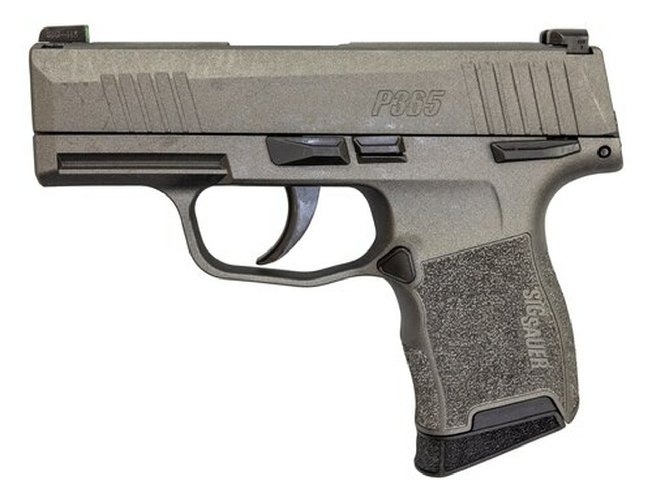Sig P365 9mm, 3″ Barrel, XRay3 Night Sights, Manual Safety, Tungsten Gray, 10rd