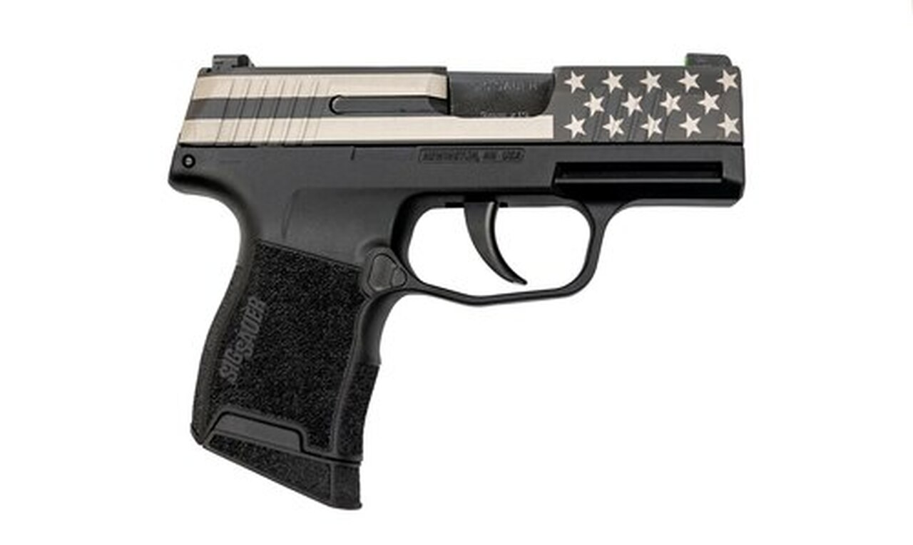 Sig P365 FreedomStars and Stripes Edition 9mm, 3″ Barrel, Sig XRay3 Night Sights, 10rd Mag