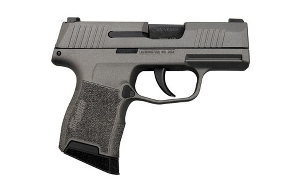 Sig P365 Tungsten Gray 9mm, 3″ Barrel, Sig XRay3 Night Sights, 10rd Mag