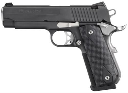 Sig Sauer 1911 45 ACP, 4.2″ Barrel, Black, G10 Grip, 8rd