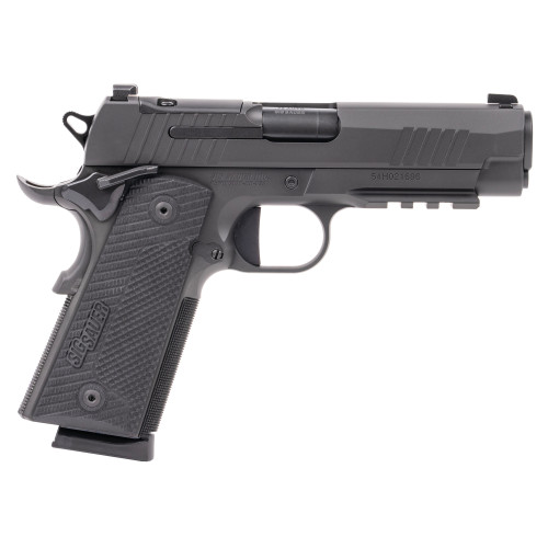 Sig Sauer 1911 X Carry 45 ACP, 4.25″ Barrel, Black, Optic Ready, G10 Grip, 8rd