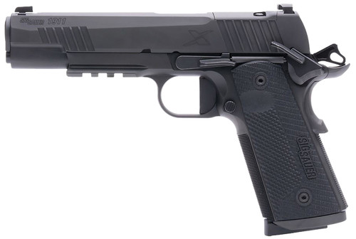 Sig Sauer 1911 X-Series 45 ACP, 5″ Barrel, Black, G10 Grip, Optic Ready, 8rd