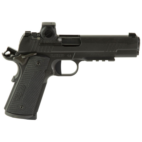 Sig Sauer 1911 X-Series 45 ACP, 5″ Barrel, Black, Romeo-X Red Dot Sight, 8rd