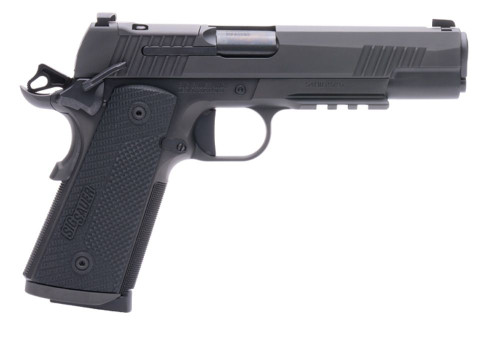 Sig Sauer 1911X 45 ACP, 5″ Barrel, Black, Optic Ready, G10 Grip, 8rd