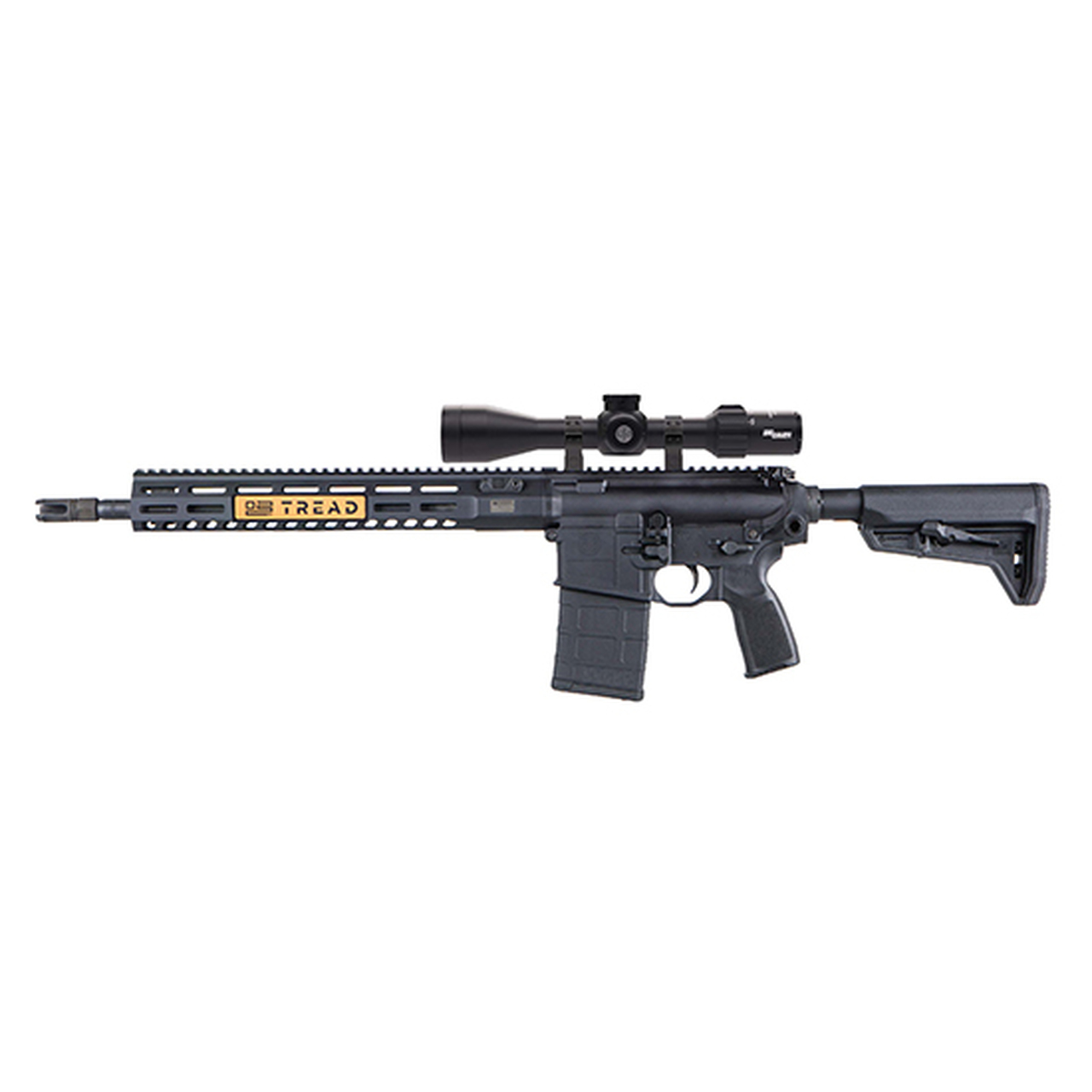 Sig Sauer, 716 TREAD, Semi-automatic, 308 Winchester/ 762NATO, 16″ Barrel, Black, Collapsible Stock, M-Lok Handguard, 4.5-14X44mm SIERAA3 BDX Rifle Scope, 20Rd, 1 Magazine