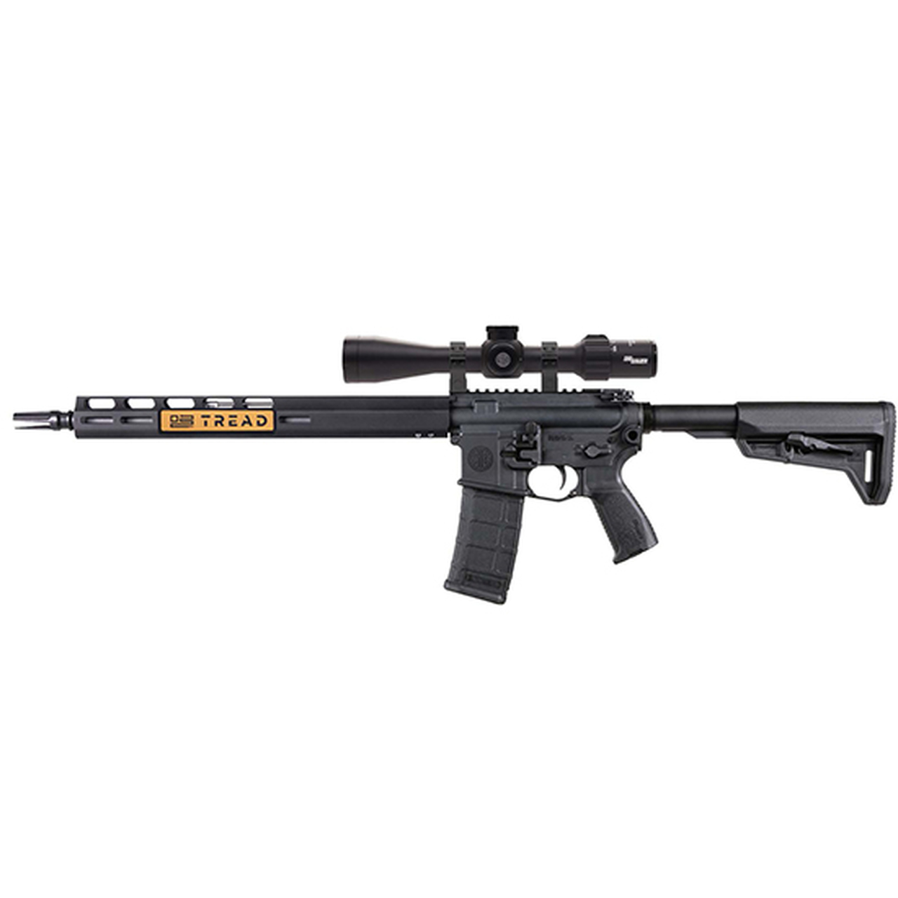 Sig Sauer, M400 TREAD, Semi-automatic, 223 Rem, 556NATO, 16″ Stainless Barrel, Magpul SL-K Stock, M-Lok Handguard, Black, 3.5-10x42mm SIERRA 3 BDX Rifle Scope, 1 Mag, 30Rd