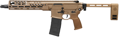 Sig Sauer MCX Spear LT 223 Remington/5.56x45mm, 11.5″ Barrel, Flat Dark Earth Cerakote, Folding Brace, 10rd