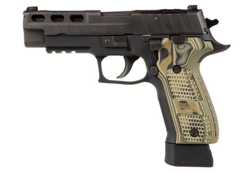 Sig Sauer P226 9mm, 4.4″ Barrel, Piranha G10 G-Mascus Grips, Optic Ready, 10rd