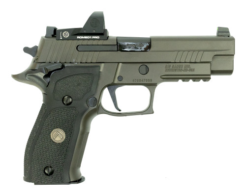 Sig Sauer P226 Legion 9mm, 4.4″ Barrel, Legion Gray, ROMEO1 Pro Reflex Sight, 15rd