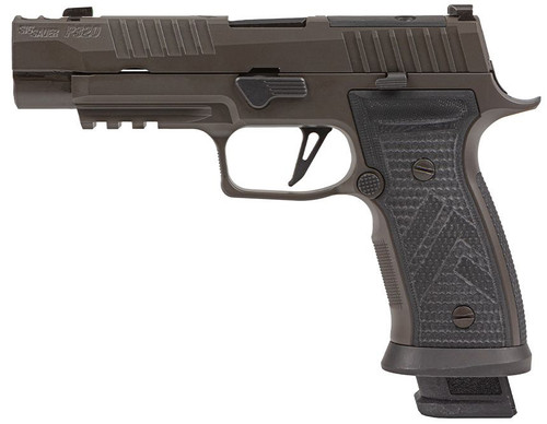 Sig Sauer P320 9mm, 3.9″ Barrel, Legion Gray, G10 Grips, Optics Ready, 10rd