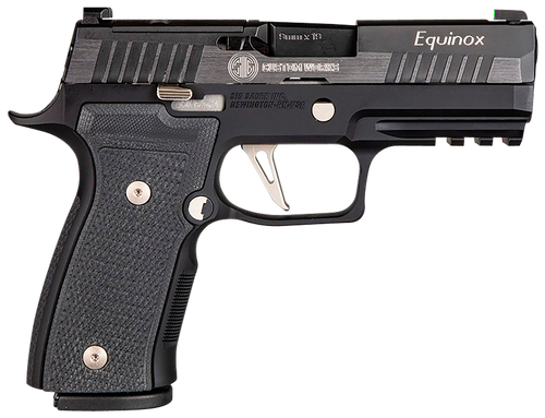 Sig Sauer P320 AXG Equinox 9mm, 3.9″ Barrel, Black, Optic Ready, 10rd