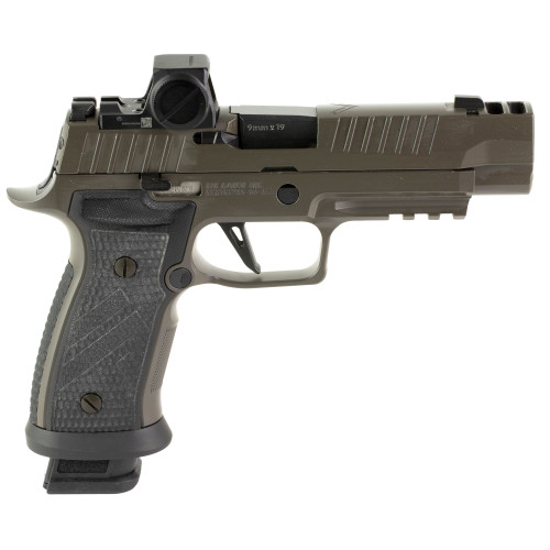 Sig Sauer P320 AXG Legion 9mm, 3.9″ Barrel, Gray Cerakote, Romeo-X Reflex Sight, 21rd