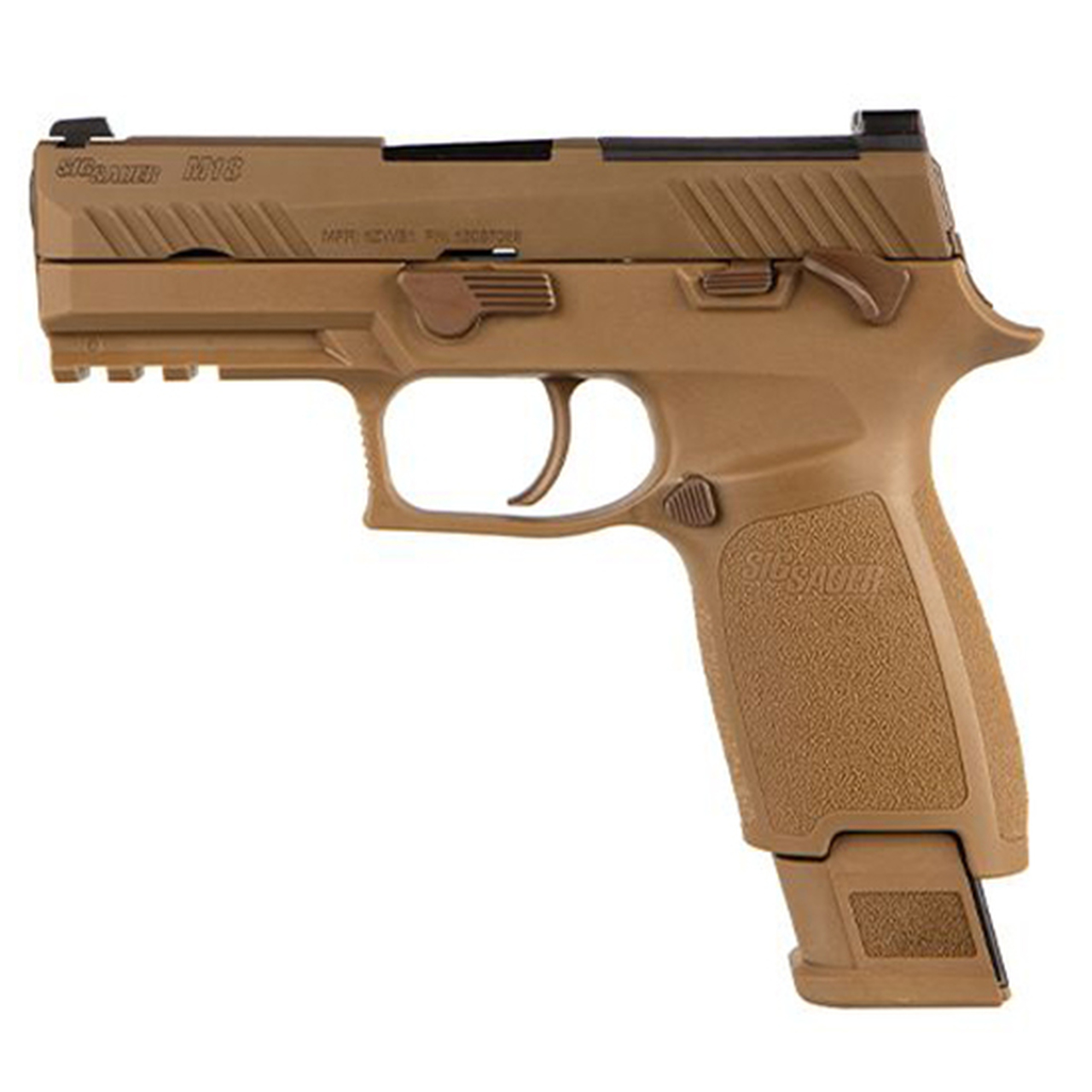Sig Sauer, P320, M18 Commemorative 9mm, 3.9″ Barrel, Polymer, Night Sights, Anti-Corrosion Coatings Matching the U.S. Army Service Pistol, 21 Rd