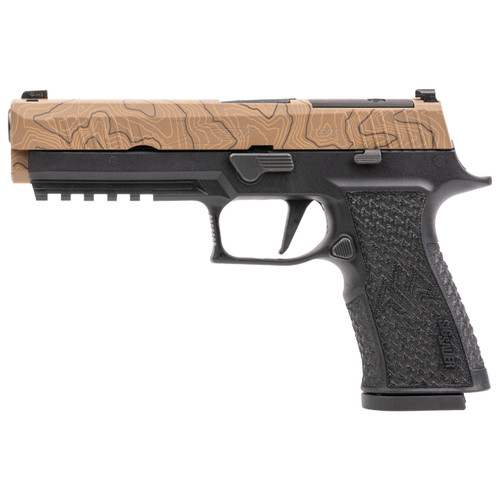 Sig Sauer P320x Endure 10mm, 5″ Barrel, Topographic Cerakote, 15rd