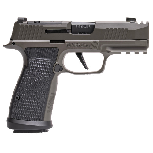 Sig Sauer P365 AXG Legion 9mm, 3.1″ Barrel, Gray Cerakote, Optic Ready, 17rd