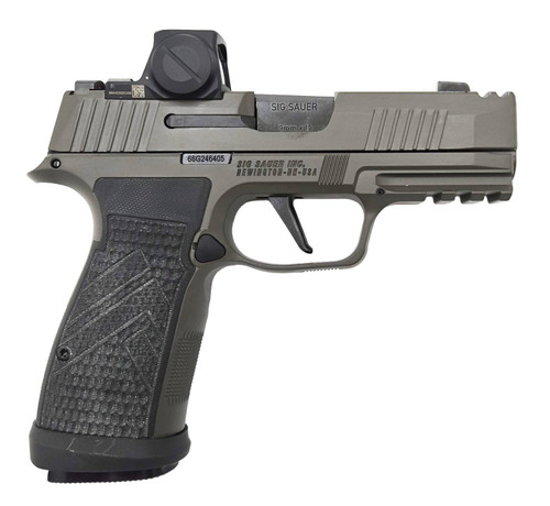 Sig Sauer P365 AXG Legion 9mm, 3.1″ Barrel, Gray, Romeo X Red Dot, 17rd