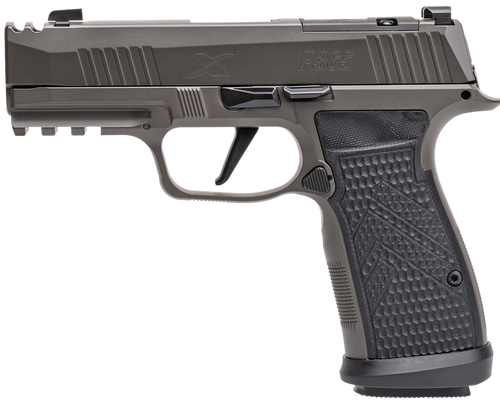 Sig Sauer P365 AXG Legion 9mm, 3.1″ Barrel, Legion Gray Cerakote, Hogue G10 Grip, 10rd