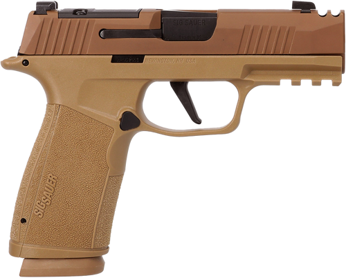 Sig Sauer P365 X-Macro Comp 2A 9mm, 3.1″ Barrel, Coyote, Optic Ready, 17rd