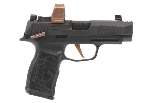 Sig Sauer P365-XL Rose 9mm, 3.7″ Barrel, Black, RomeoZero Elite Sight, 12rd