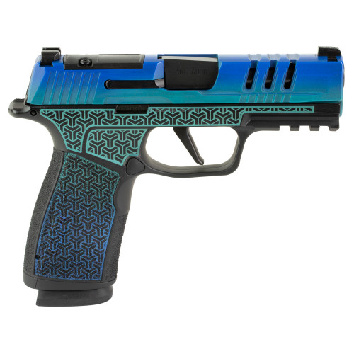 Sig Sauer P365 XMacro 9mm, 3.7″ Barrel, Galactic June Bug, Optic Ready, 17rd