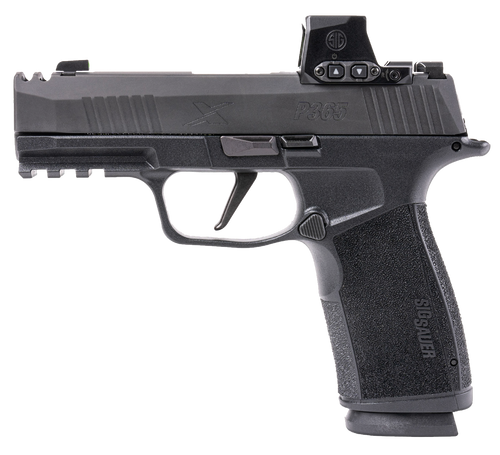 Sig Sauer P365X 9mm, 3.1″ Barrel. Black, Romeo-X Optic, 17rd