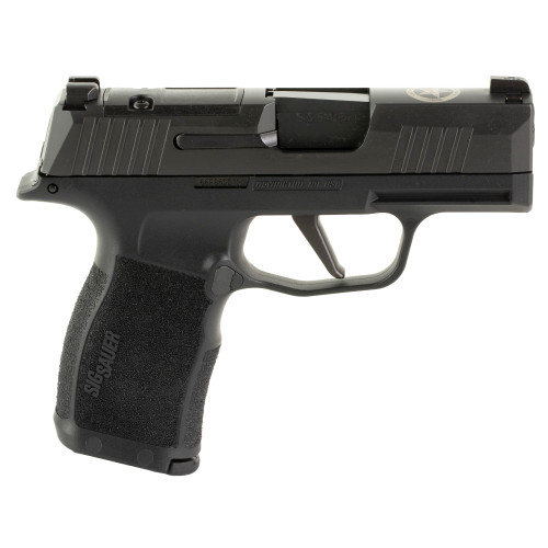 Sig Sauer P365X TALO Exclusive 9mm, 3.1″ Barrel, Black, Texas Ranger Engraving, 12rd