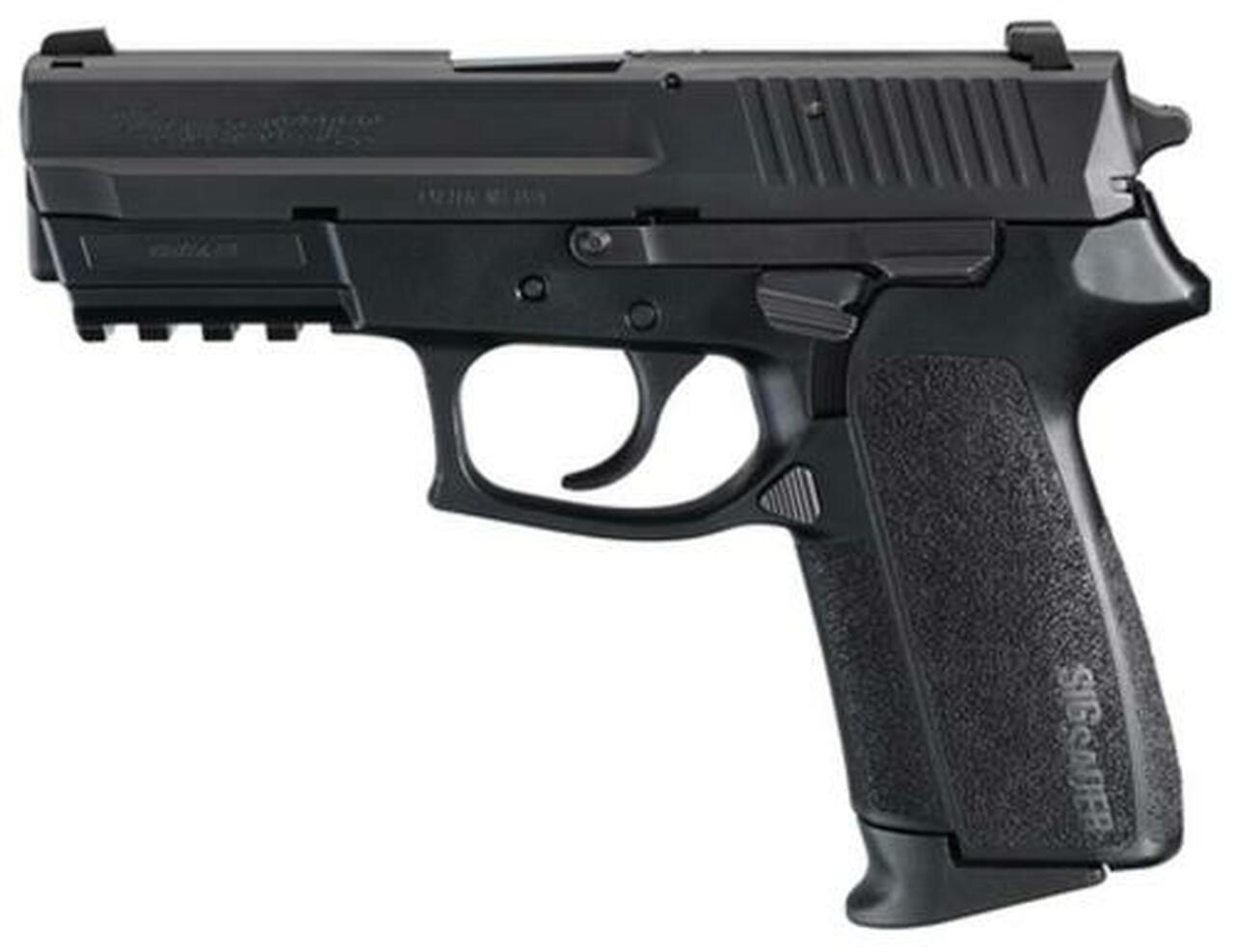 Sig Sauer, SP2022, Semi-automatic, DA/SA, Compact, 9mm, 3.9″ Barrel, Polymer Frame, Black Color, Right Hand, Decocker, Siglite Night Sights, 15Rd, 2 Magazines