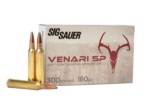 Sig Sauer Venari 300 Win Mag, 180gr, Soft Point, 20rd Box