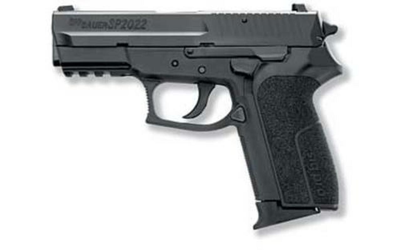 Sig SigPro SP2022, Medium 9mm, 3.9″ Barrel, Polymer Frame, Black, Fixed Sights, 2x10d,Mags