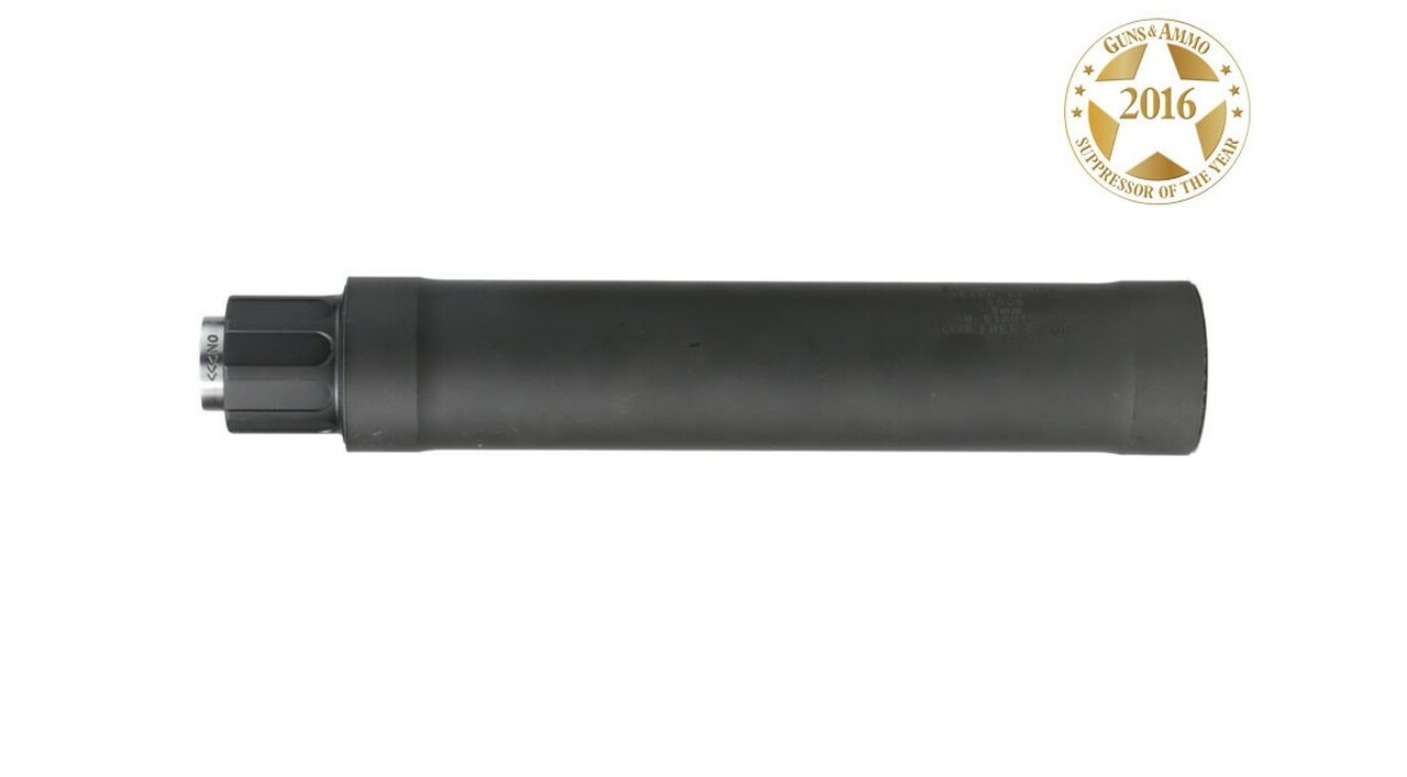 Sig SRD9 Suppressor, 9mm, 2x Pistons, 1/2×28 TPI & 13.5×1 LH, Black